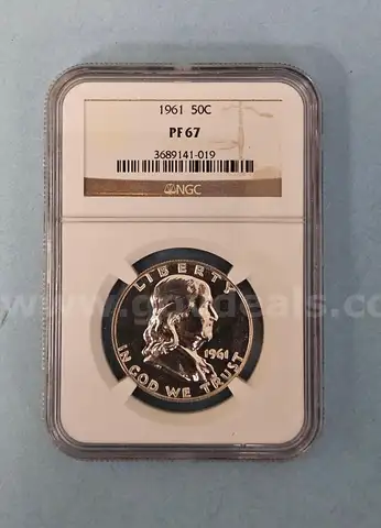 1961 Franklin Half Dollar Coin