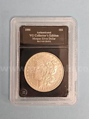 1886 Morgan Silver Dollar Coin