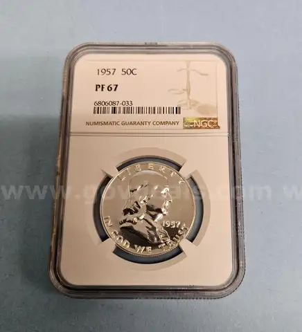1957 Franklin PF 67 Silver Half Dollar Coin