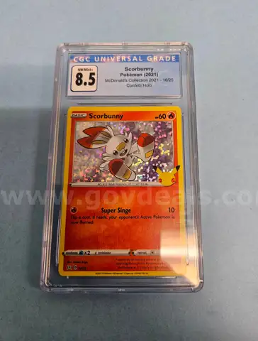 2021 Scorbunny Pokemon Card