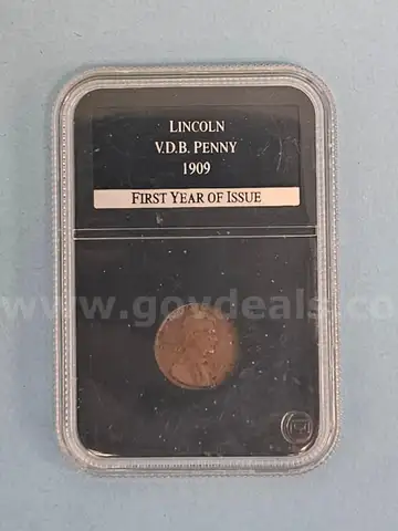 1909 Lincoln VDB First Year Penny Coin