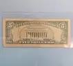 Red Note 1963 Five Dollar Bill in Holder