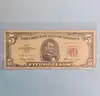 Red Note 1963 Five Dollar Bill in Holder