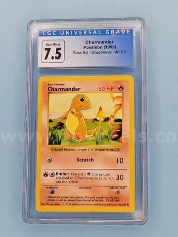 1999 Charmander Pokemon Card