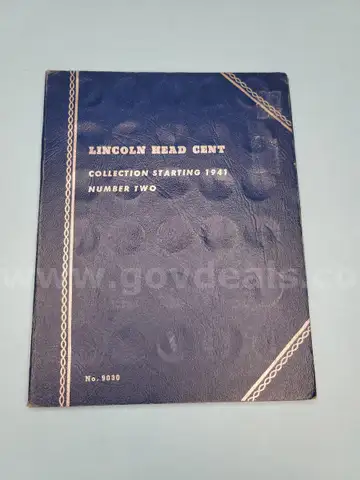 Lincoln Head Cent Book with Steel 1941-