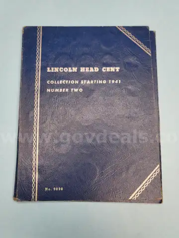 Lincoln Head Cent Book with Steel 1941-