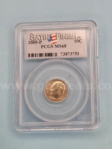 2005-P MS 68 Dime