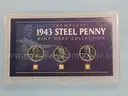 1943 Complete Mint Mark Steel Penny Collection