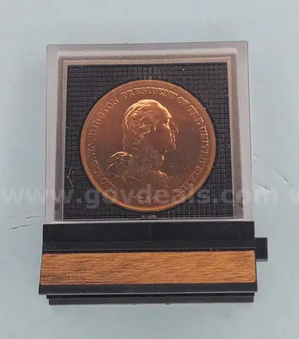 1739 Washington Peace and Friendship Medallion
