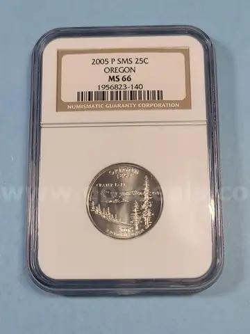 2005 P MS 66 Oregon Quarter