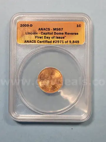 2009-D Lincoln Capitol Dome Reverse Penny