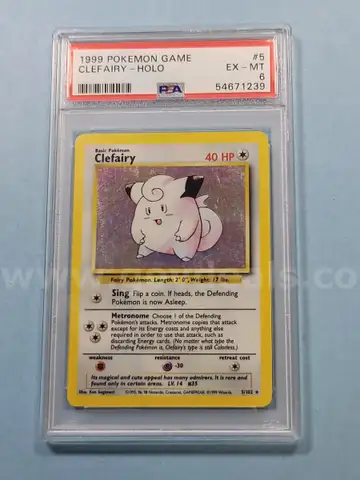 1999 Clefairy Pokemon Holo