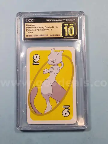 2021 Mewtwo Pokemon Pocket Uno Playing Card