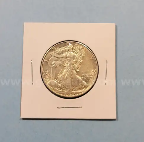 1942 Silver Walking Liberty Half Dollar