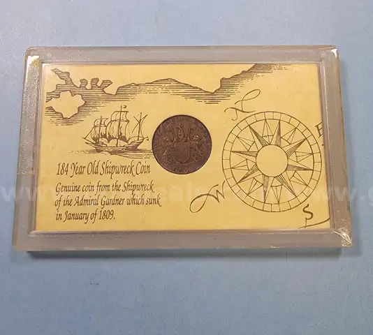 184 Year Old Shipwreck Coin