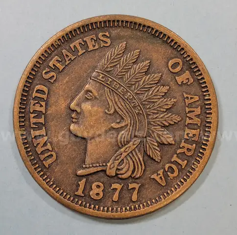 1877 Indian Head Penny Replica