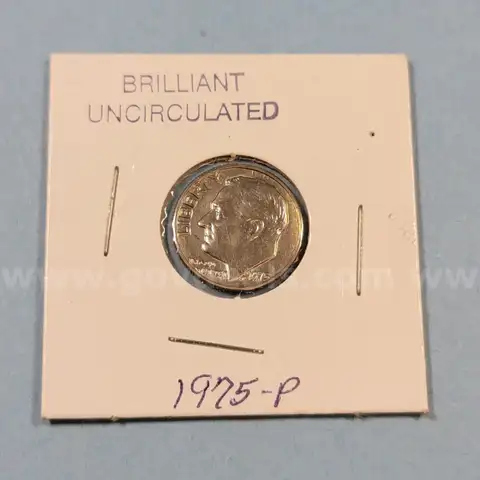 1975-P Brilliant Uncirculated Dime