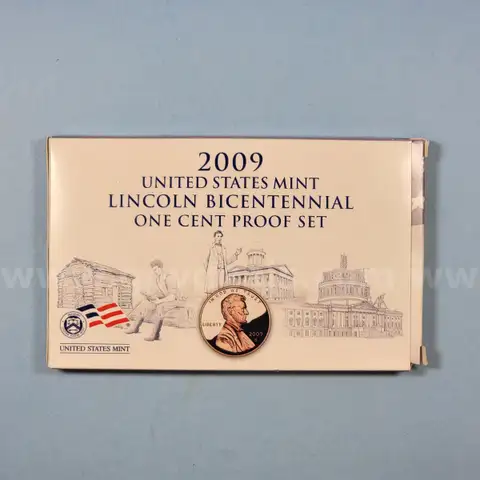 2009 US Mint Lincoln Bicentennial One Cent Proof Set