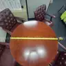 Round meeting table with 4 chairs