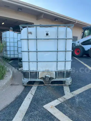 Lot of 4 Liquid Storage Container Crates (x2-250gal, x2-270gal)