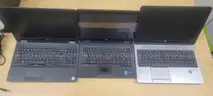 3 Laptops (1 HP &#x26; 2 Dell)
