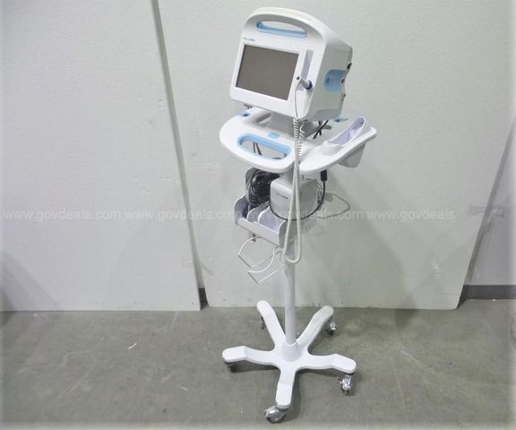 (1)-Welch Allyn Vital Signs Monitor 6000 Series 65MTXX w/Cart | AllSurplus