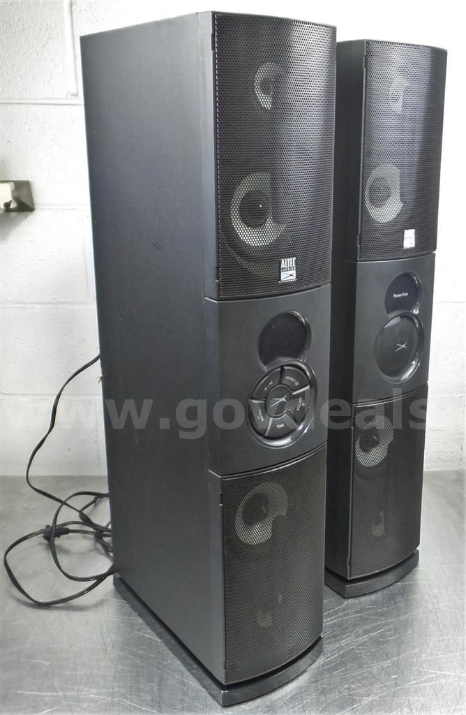 Altec lansing party best sale duo tower speaker set