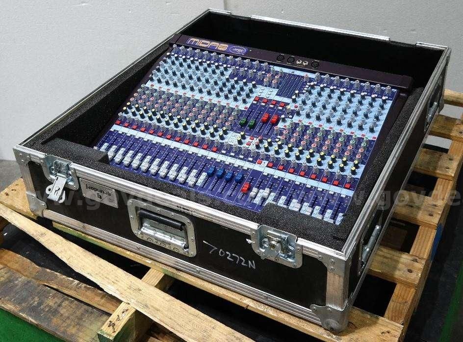 1)-Midas Venice 240 24-Channel Analog Mixing Console In Case