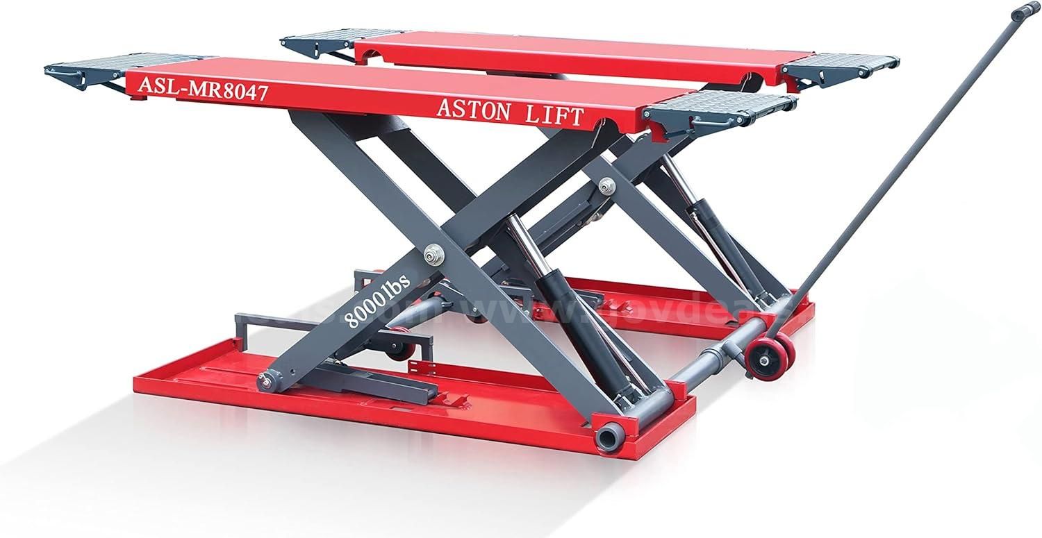 APlusLift 6,600LB Portable Mid-Rise Scissor Lift - HW