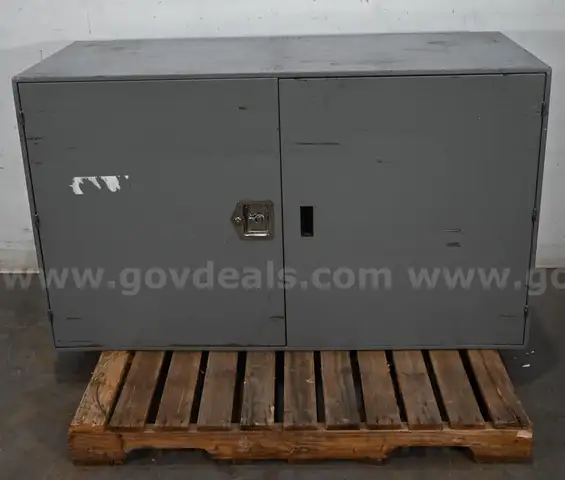 57 x 33.5 Metal Cabinet