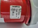 large LOT OF 5-pin  277/480Vac electrical plugs. USED