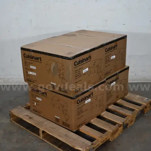 Lot of (4) New Cuisinart Chefs Style Portable Tabletop Grills