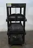 Rubbermaid Utility Cart with Lipped Plastic Shelves: 700 lb Load Capacity