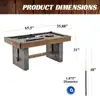 New Open Box Barrington Billiards 66in Urban Collection Billiard Table