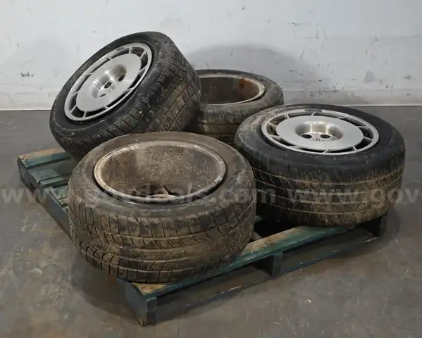 Set of 4 OEM Rims from a 1986 Chevrolet Corvette