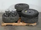 Lot of (4) Rims with Tires + Spare