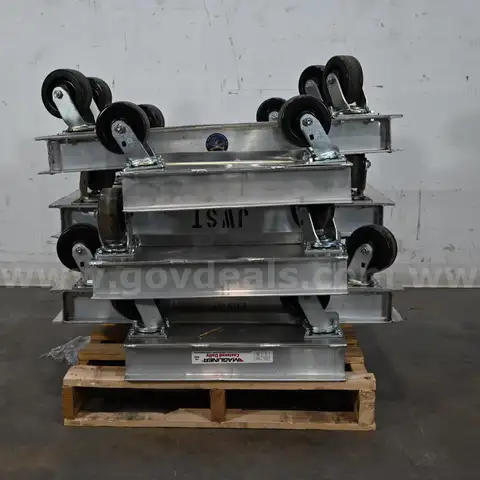 Lot of (6) 2000lb Capacity Dolly&#x27;s