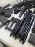 LOT OF KWA Full Metal PTR LM4 Airsoft Gas Blowback Rifles for simulation and accessories