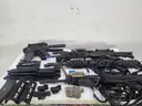 LOT OF KWA Full Metal PTR LM4 Airsoft Gas Blowback Rifles for simulation and accessories