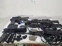 LOT OF KWA Full Metal PTR LM4 Airsoft Gas Blowback Rifles for simulation and accessories