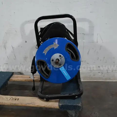 Global Industrial Drain Cleaner For 2-4&#x22; Pipe, 50&#x27; Cable