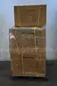 Lot of (8) New OfficeSource Executive High Back Black Chairs with Chrome Frame