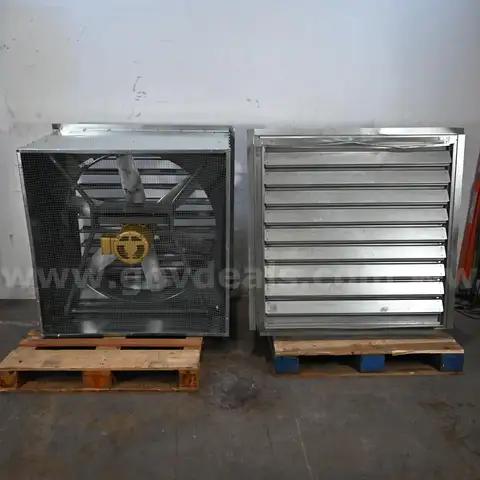 Lot of (2) Cook Large Exhaust Fans Model 360 AP 36P8D