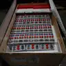 Lot of (96) Saft Ni-Cd batteries SBH 39-2 w/ 300L of Potassium Hydroxide Electrolyte