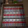 Lot of (96) Saft Ni-Cd batteries SBH 29-2 w/ 300L of Potassium Hydroxide Electrolyte