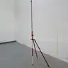 Lot of (2) Chicago Steel Tape Adjustable Prism Pole Tripod- 4.9 ft to 8.2 ft