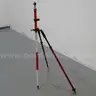 Lot of (2) Chicago Steel Tape Adjustable Prism Pole Tripod- 4.9 ft to 8.2 ft