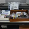USI MRL42 Wide Format Laminator and Cabinet