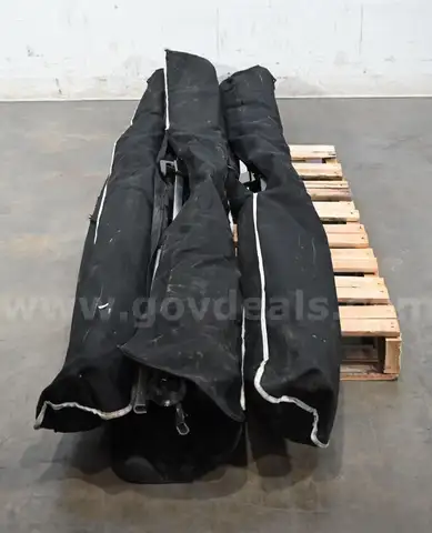 Lot of (3) 96x96in Projector Screens with Tripod