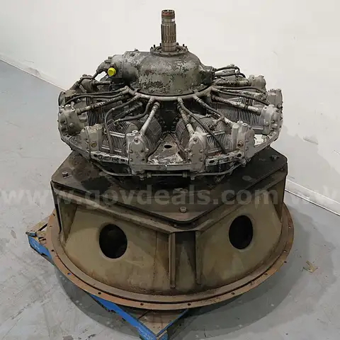 Sikorsky S62 Hoss Helicopter Engine